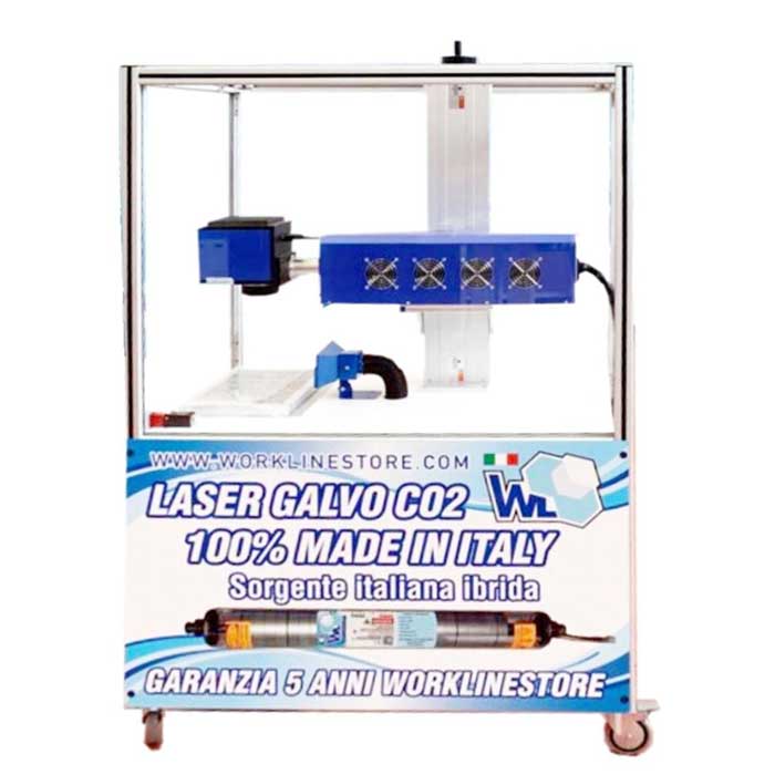 Marcatore Laser Desktop Co2 30W Galvo Made in Italy