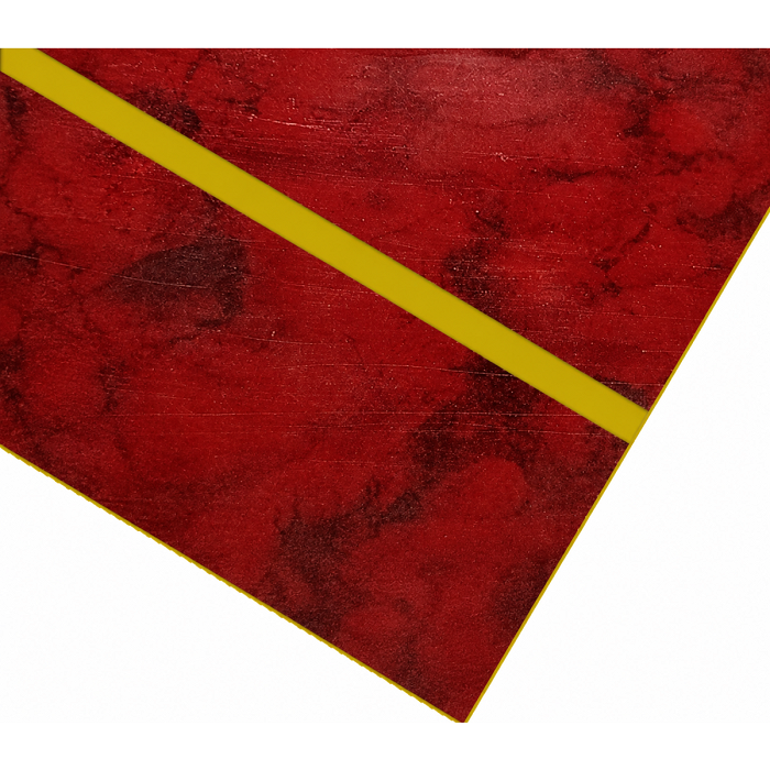 AcryLine - Marmo Rosso/Oro